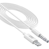 Cellularline AUXMusic Kabel, Lightning, Aux-kabel voor Car Stereo Connection, Apple Certified, Wit
