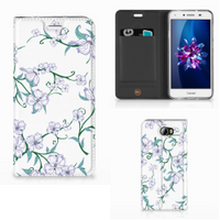 Huawei Y5 2 | Y6 Compact Uniek Smart Cover Blossom White