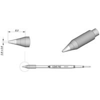 JBC Tools C245742 Soldeerpunt Beitelvorm, recht Grootte soldeerpunt 0.3 mm Inhoud: 1 stuk(s)