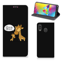 Samsung Galaxy M20 Magnet Case Giraffe