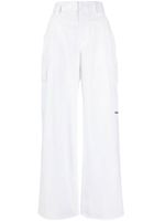 Alexander Wang pantalon cargo à taille haute - Blanc - thumbnail