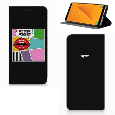 Samsung Galaxy A6 Plus (2018) Hippe Standcase Popart Princess