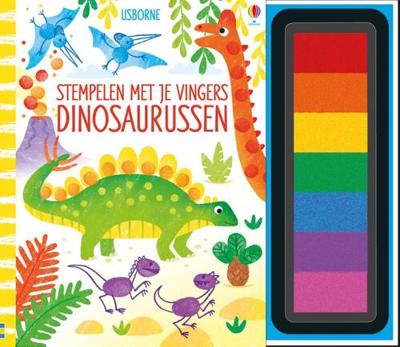 Stempelen met je vingers Dinosaurussen - Hardcover (9781474972529)
