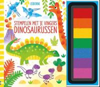 Stempelen met je vingers Dinosaurussen - Hardcover (9781474972529)