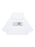 MM6 Maison Margiela Kids t-shirt en coton à patch logo - Blanc - thumbnail