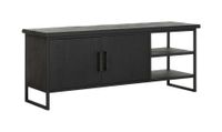 DTP Home TV-meubel Beam Teakhout, 140cm - Zwart - thumbnail