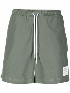 Thom Browne short de sport à design texturé - Vert