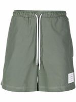 Thom Browne short de sport à design texturé - Vert - thumbnail