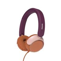 Philips TAK2000MP 2000-serie On Ear bedrade opvouwbare hoofdtelefoon voor kinderen - beperkt volume, Audio delen, 3,5 mm- en USB-C-kabel meegeleverd - Magenta Purper