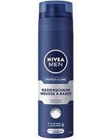 3 x Nivea Men Protect & Care scheerschuim, elk 200 ml