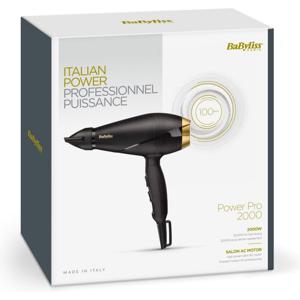 Babyliss 6704E Power Pro 2000 Föhn Zwart/Goud