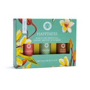 Song of India Etherische Olie Set Aromatherapie Happiness - 3x5ml