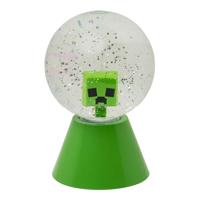 Paladone Minecraft Creeper led-glitterbal, officieel gelicentieerde kleurveranderende led-sneeuwbol voor kinderen en tieners, gamingartikelen, compact ontwerp, groen