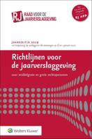 Richtlijnen voor de jaarverslaggeving, middelgrote en grote rechtspersonen 2019 - Hardcover (9789013151671)