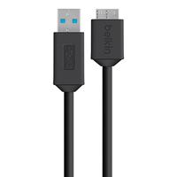 Belkin USB-A naar USB Micro-B kabel (USB 3.0, 0,9 m) zwart