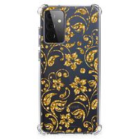 Samsung Galaxy A72 4G/5G Case Gouden Bloemen