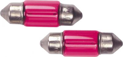 AutoStyle autolamp C5W 39 mm 12 Volt 1 Watt rood coated 2 stuks