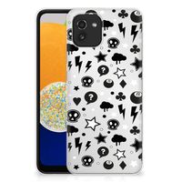 Silicone Back Case Samsung Galaxy A03 Silver Punk - thumbnail