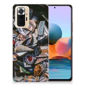 Xiaomi Redmi Note 10 Pro Siliconen Hoesje met foto Badges