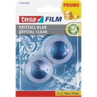 tesa 57766-00000-14 tesafilm Kristalhelder Transparant (l x b) 10 m x 15 mm 2 stuk(s)