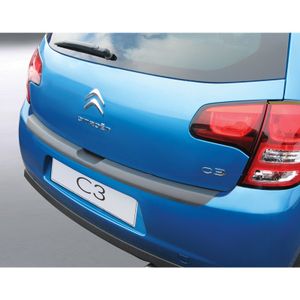 Bumper beschermer passend voor Citroën C3 2010- Zwart GRRBP433