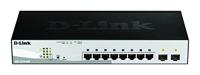 D-Link DGS-1210-08P/E 8-poorts Gigabit PoE Smart Managed Switch met 2 SFP-poorten - Alleen EU-netsnoer