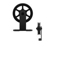 GPF0503.61 enkele schuifdeurhanger Suuri zwart