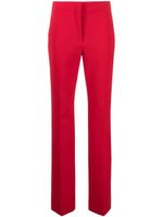 Moschino pressed-crease tailored trousers - Rouge - thumbnail