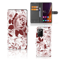 Hoesje Samsung Galaxy Note20 Ultra Watercolor Flowers