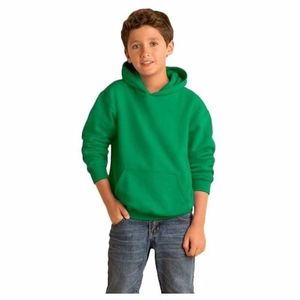 Groene capuchon sweater voor jongens