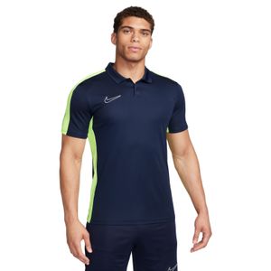 Nike Dri-FIT Academy 23 Polo Donkerblauw Geel Wit