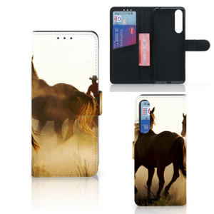 Sony Xperia 1 II Telefoonhoesje met Pasjes Design Cowboy