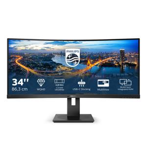 Philips 346B1C LCD-monitor Energielabel G (A - G) 86.4 cm (34 inch) 3440 x 1440 Pixel 21:9 4 ms Hoofdtelefoonaansluiting VA LED