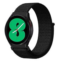 By Qubix - Sport Loop nylon bandje - Zwart - Compatible met Xiaomi Mi Watch/Compatible met Xiaomi Watch 2 / Compatible met Xiaomi Watch S1 / S2 / S3 / S4 - Compatible Xiaomi bandje
