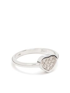 Chopard bague My Happy Heart en or blanc 18ct sertie de diamants - Argent