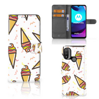 Motorola Moto E20 | E30 | E40 Book Cover Icecream