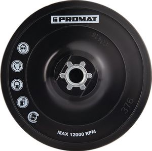 Promat Steunschijf | d. 125 mm | M14 | vastklittend - 4000841711 - 4000841711