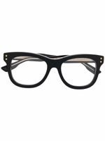 Gucci Eyewear lunettes de vue à monture papillon - Noir