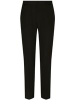 Dolce & Gabbana pantalon de smoking en laine stretch - Noir - thumbnail