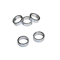 VWP Balhoofdtussenring spacer alu 10mm 1" zilver p/5 - thumbnail