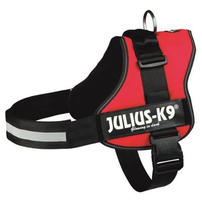 Krachtharnas Julius-k9 - 3 - Xl: 82-118 Cm-50 Mm - Rood - Voor Hond