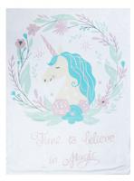 Soft Touch babydeken Unicorn dubbelzijdig 76 x 102 cm