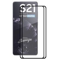 Samsung Galaxy S21 5G Hat Prince Full Size Glazen Screenprotector - 2 st. - Zwarte Rand - thumbnail