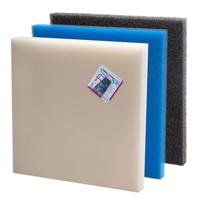 velda VT Filter Foam 50 * 50 * 2 cm Zwart