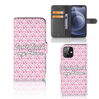 iPhone 12 | 12 Pro (6.1") Portemonnee Hoesje Flowers Pink DTMP