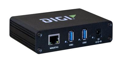 Digi AW02-G300 interface hub USB 3.2 Gen 1 (3.1 Gen 1) Type-A 1000 Mbit/s Zwart