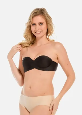 Magic Strapless Plak BH - zelfklevend - Bh zonder achterkant - Bh voor open rug - M - Zwart - M - M - M