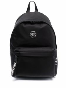 Philipp Plein sac à dos à logo - Noir