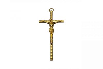 Goudkleurig Kruis (5.5 x 1 x 11 cm)
