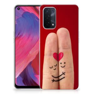 OPPO A93 5G Silicone Back Cover Liefde - Origineel Romantisch Cadeau